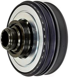 Harmonic Balancer, Super Damper, Internal Balance, Steel, Black, Chevrolet, GMC, L83, L86, Each