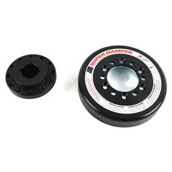 Harmonic Balancer, Super Damper, Supercharged, Internal Balance, Steel, Black, Chevy, Small Block, Each