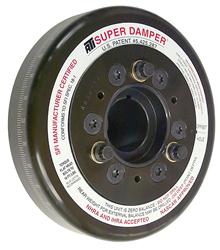 Harmonic Balancer, Super Damper, Supercharged, Internal Balance, Steel, Black, Chevy, Big Block, Each