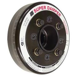 Harmonic Balancer, Super Damper, Internal Balance, Steel, Black, Ford, 221-302, 351W, 351C, 351M, 400, Each