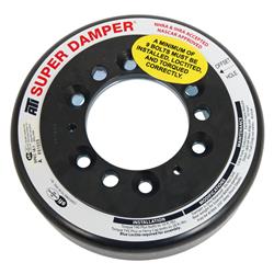 Harmonic Balancer, Shell, Super Damper, Internal Balance, 6.325 in. Diameter, Steel, Less Hub, Each