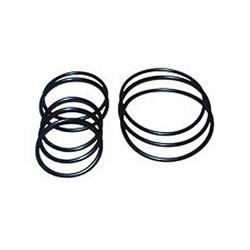 Damper Rings, Rubber, Black, Set of 3