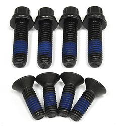 Harmonic Balancer Bolts, Internal Allen/12-point Head, 5/8 in.-18 Thread Size, Chromoly, Black Oxide, Ford, Set of 8