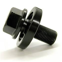 Harmonic Balancer Bolt, Hex, 5/8-18 in. RH Thread, Chromoly, Black Oxide, Washer, Ford, Each