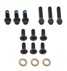 Harmonic Balancer Bolt, Chromoly, Black Oxide, Ford, Set of 12