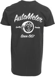 AutoMeter remembers its roots---and they go back to 1957. This vintage-look T-shirt features branding...