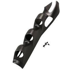 Gauge Pod, Triple, 2 1/16 in., Black ABS, Chevy, Each