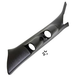 Gauge Mount, Pillar Pod, Dual, 2 1/16 in., Black, Full Pillar Coverage, Dodge, Each