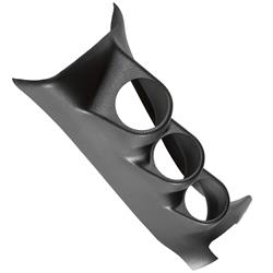 Gauge Pod, Pillar, Triple, Black, 2 1/16 in., Full Coverage, Dodge, Challenger, Each