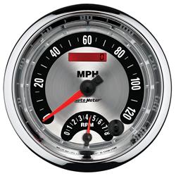 Speedometer/Tachometer; American Muscle; Tach/Speedometer Combo; 5 in.; 120 MPH; 8000 RPM