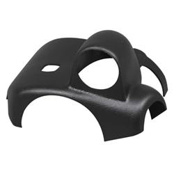 Gauge Mounting Pods, Panel, Single, 2 1/16 in. Diameter, Steering Column, Plastic, Black, Chevy, GMC, Pickup, Each