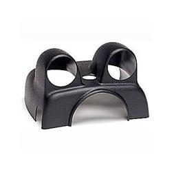 Gauge Mount, Steering Column Pod, Plastic, Black, Dual 2 1/16 in. Diameter, Dodge, Each