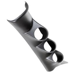 Gauge Pod, Pillar, Triple, 2 1/16 in., Black, Full Pillar Coverage, Dodge, Each