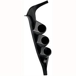 Gauge Pod, Triple 2 1/16 in., Black, ABS, Ford, F-Series, Each