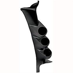 Gauge Pod, Triple 2 1/16 in., Black, Ford, Each
