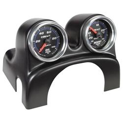 Gauge Mount, Steering Column Pod, Plastic, Black, Dual 2 1/16 in. Diameter, Volkswagen, Each