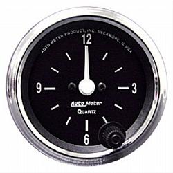 Gauge, Cobra, Clock, 2 1/16 in., Analog, Electrical, Each