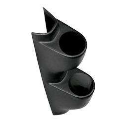 Gauge Pod, Dual 2 1/16 in., Black ABS, Eagle, Mitsubishi, Plymouth, Each