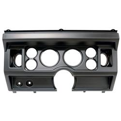 Gauge Panel, Direct-Fit, Instrument Cluster, Black, Plastic, One 3 3/8 in. Hole, Four 2 1/16 in. Holes, Ford, Each