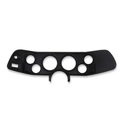 Gauge Panel, Direct-Fit, ABS Plastic, Black, Four 2 1/16 in. Holes, Two 3 3/8 in. Holes, Chevrolet, Camaro, Each