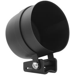 Gauge Mounting Cup, Pedestal Mount, Black Powder Coated Cup and Strap, 3 1/8 in. Gauge, Universal, Each