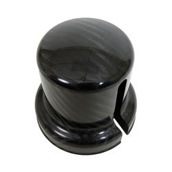 Gauge Mounting Cup, Pedestal Mount, 5 in.Tachometer with 3 3/8 in. Case, Carbon Fiber, Natural, Each