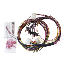 Gauge Wiring Harness, Tach, Speedometer, Electric Gauges, With LED Indicators, Kit