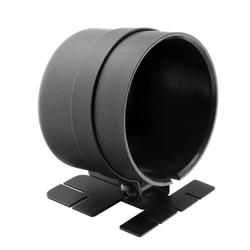 Gauge Mounting Cup, Pedestal Mount, 2 1/16 in. Diameter, Steel, Black, Shallow Cup, Each