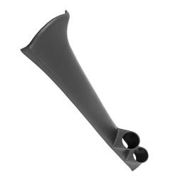 Gauge Pod, Dual 2 1/16 in., Black ABS, for use on Acura®, Each