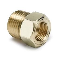Temperature Adapter, Male 1/2 in. NPT to Female 5/8 in., Brass, Natural, Each