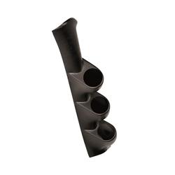 Gauge Pod, Pillar, Triple 2 1/16 in., Black, Mazda, Each