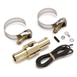 Temperature Sender Fitting, Brass, Heater Hose, Inlet/Outlet 5/8 in. Hose Barbs, Each