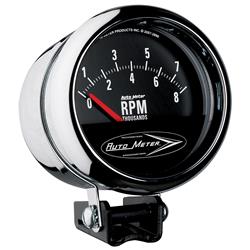Tachometer, Short Sweep Retro, 0-8,000 rpm, 3 3/4 in., Analog, Electrical, Each