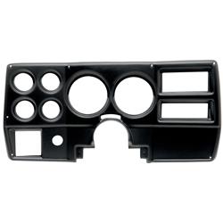 Gauge Panel, Direct-Fit, Instrument Cluster, Black, Plastic, Two 5 in. Holes, Four 2 1/16 in. Holes, Chevrolet, GMC, Each