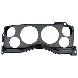 Gauge Panel, Direct-Fit, Instrument Cluster, Black, Plastic, Two 3 3/8 in. Holes, Four 2 1/16 in. Holes, Ford, Each