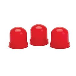 Light Bulb Covers, Red, Set of 3