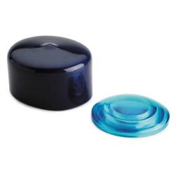 Lens and Cover, Blue, 1.625 in. Diameter, Set
