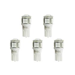 LED Replacement Bulb, White, Set of 5
