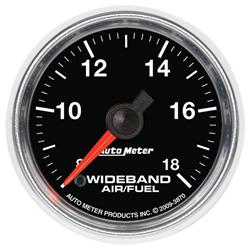 Air/Fuel Ratio Gauge; GS; Air/Fuel Ratio Gauge; 2 1/16 in.; Analog; 8-18; Full Sweep