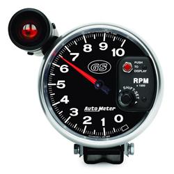 Tachometer, GS, 0-10,000 rpm, 5 in., Analog, Electrical, Each