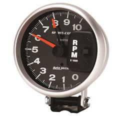 Tachometer, Sport-Comp, 0-10,000 rpm, 5 in., Analog, Electrical, Each