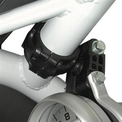 Gauge Mounting Cup, Roll Pod, 1 5/8 in. Roll Bar Mount, Fits 5 in. Gauge, Plastic, Black, Each