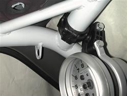 Gauge Mounting Cup, Roll Pod, 1 3/4 in. Roll Bar Mount, 5 in. Gauge, Plastic, Black, Each