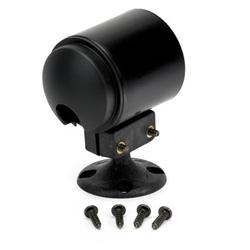 Gauge Mounting Cup, Roll Pod, Pedestal Mount, 2 1/16 in. Gauge, Plastic, Black, Each
