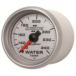 Gauge, Ultra-Lite II, Water Temperature, 120-240 psi, 2 1/16 in., Analog, Mechanical, Each