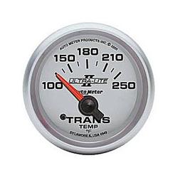 Gauge, Ultra-Lite II, Transmission Temperature, 100-250 psi, 2 1/16 in., Analog, Electrical, Each