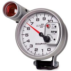 Tachometer, Ultra-Lite II, 0-10,000 rpm, 5 in., Analog, Electrical, with Shift Light, Each