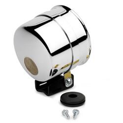 Gauge Mounting Cup, Pedestal Mount, 3 3/8 in. Diameter, Steel, Chrome, Each