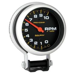Tachometer, Pro Comp, 0-10,000 rpm, 3 3/4 in., Analog, Electrical, Each