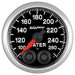 Gauge, Elite Series, Water Temperature, 100-260 Degrees F, 2 1/16 in., Analog, Electrical, Each